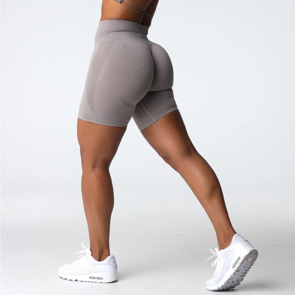 Nvgtn Taupe Contour Seamless Shorts